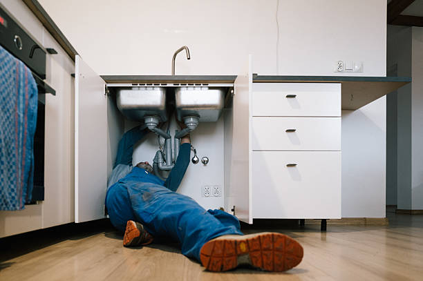 Professional Drain Cleaning technician working in Northampton, PA